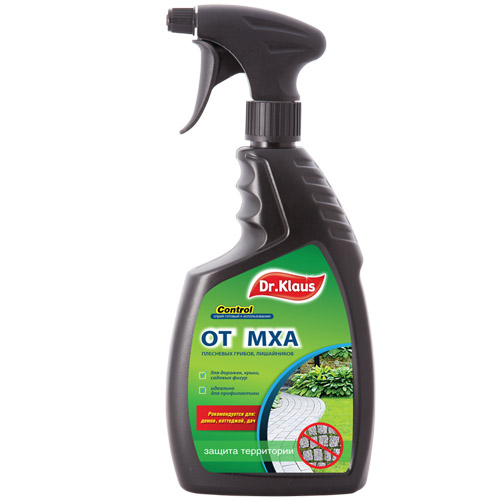 Доктор Клаус Контрол (Dr. Klaus Control) для уничтожения мха, плесневых грибов, лишайников